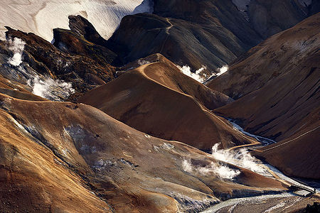 Kerlingarfjoll volcanic mountain range. Iceland.