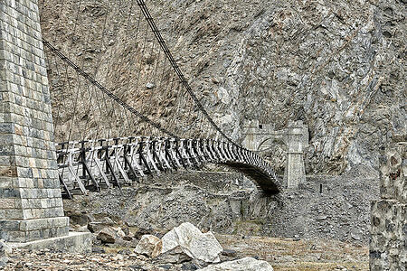 typical bridge in Pakistan
